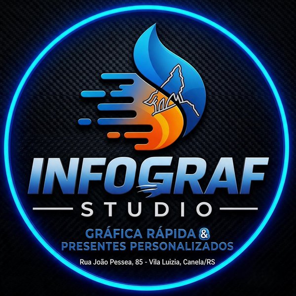 Logo da Infograf Studio, Gráfica Rápida & Presentes Personalizados